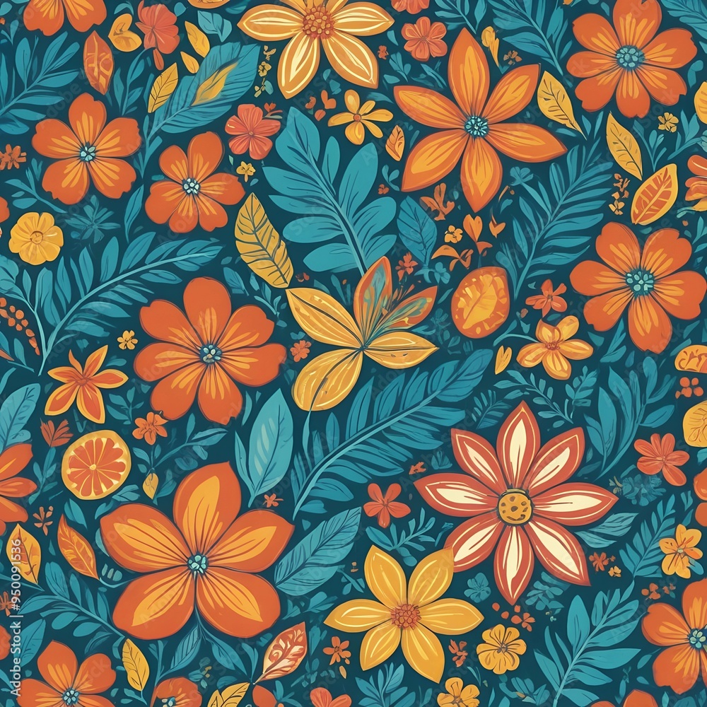 seamless floral pattern seamless floral pattern