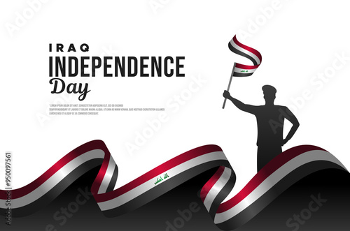 Iraq Independence Day Banner Design