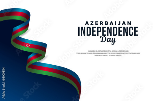 Azerbaijan Independence Day Banner Design