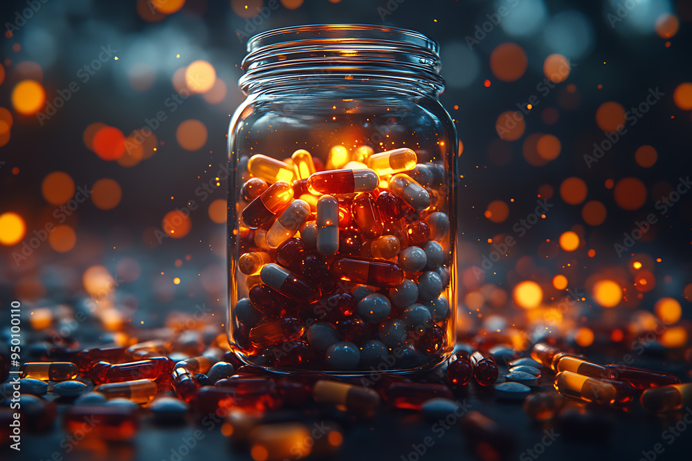 Prescription opioid pills scattered near an open bottle on a reflective surface. The image represents addiction, the opioid crisis, overdose, and prescription drug abuse
Prescription opioid pills scattered near an open bottle on a reflective surface. The image represents addiction, the opioid crisis, overdose, and prescription drug abuse
