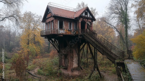 Caretaker of Kaliningrad's neo-Gothic High Bridge lives in Russia. photo