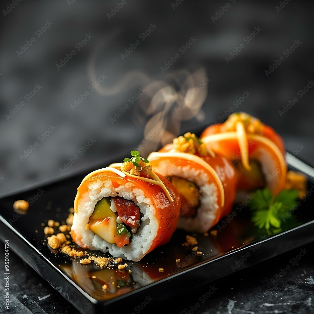 sushi serving in good condition expensive and beautiful sushi serving in good condition expensive and beautiful