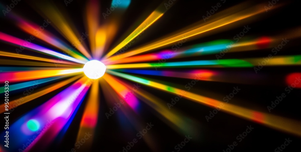 An abstract sun flare effect is created on a black background. Abstract sun burst, rainbow background with sun flares. Blinking sun burst, lens flare optical rays reflect from the sun. An abstract sun flare effect is created on a black background. Abstract sun burst, rainbow background with sun flares. Blinking sun burst, lens flare optical rays reflect from the sun.