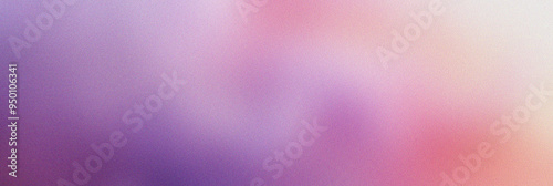 Abstract Gradient Background With Transition From Purple To Pink, Grainy Texture And Noise Effect