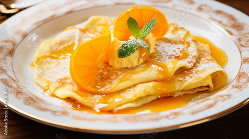 Crêpes Suzette French Food photo