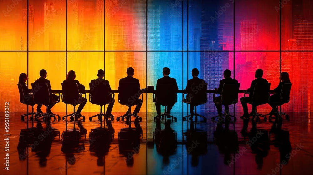 Fototapeta premium Gender-balanced leadership and equal representation