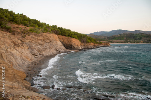 Playa  de Garbet, Colera, Girona. Cataluña, Catalunya, España, Spain