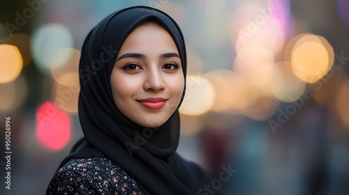 an asian woman wearing a hijab
