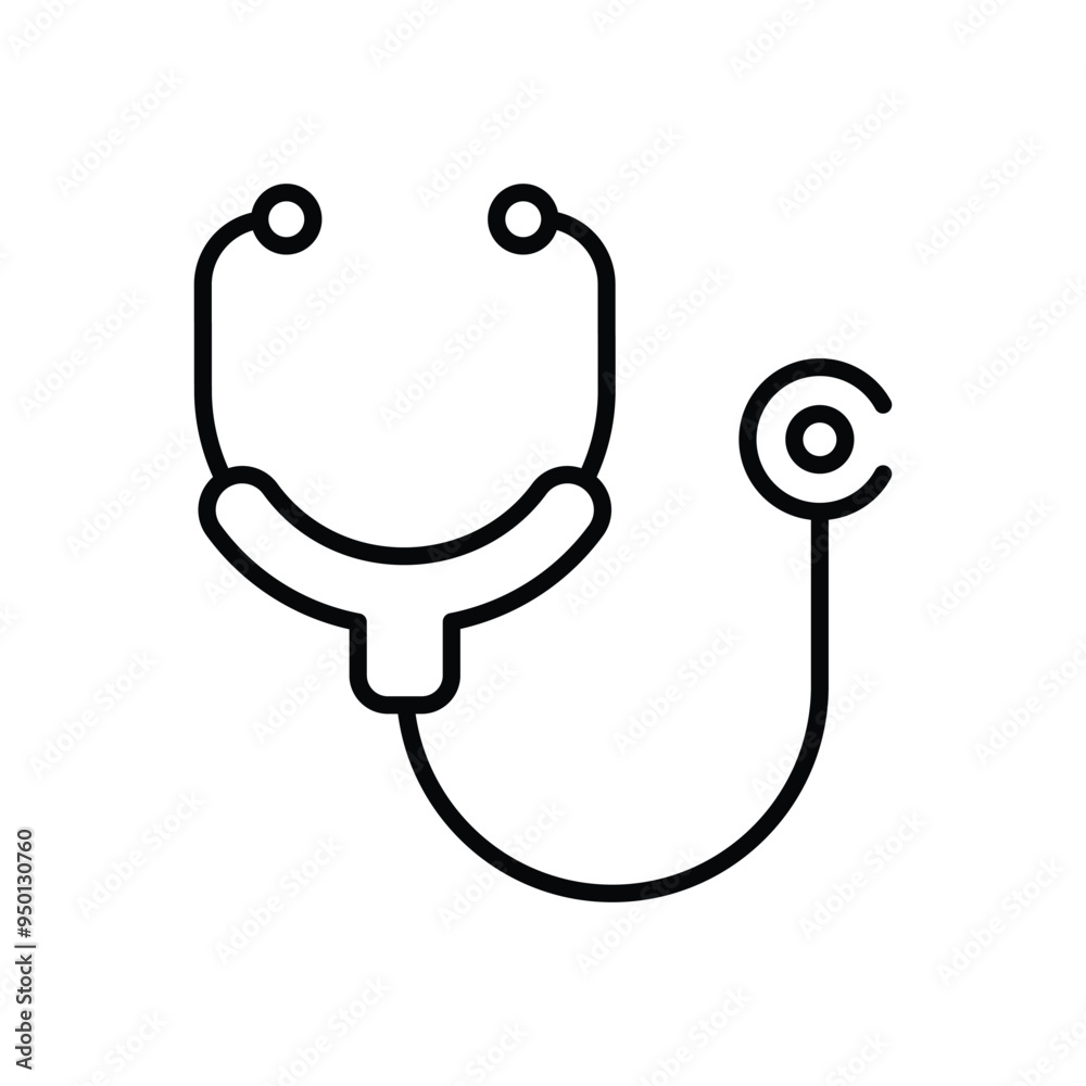 Stethoscope vector icon Stethoscope vector icon