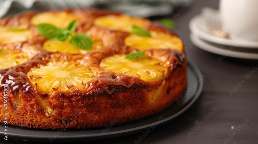 Mouthwatering Pineapple Upside Down Cake with Caramelized Topping and Irresistible Texture A classic dessert made with fresh pineapple caramelized to perfection and a moist Mouthwatering Pineapple Upside Down Cake with Caramelized Topping and Irresistible Texture A classic dessert made with fresh pineapple caramelized to perfection and a moist