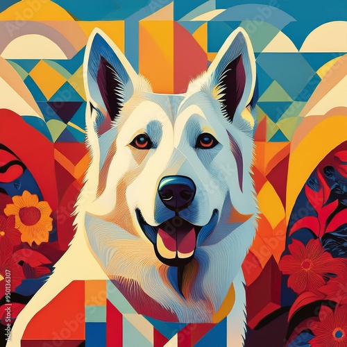 illustration of a dog