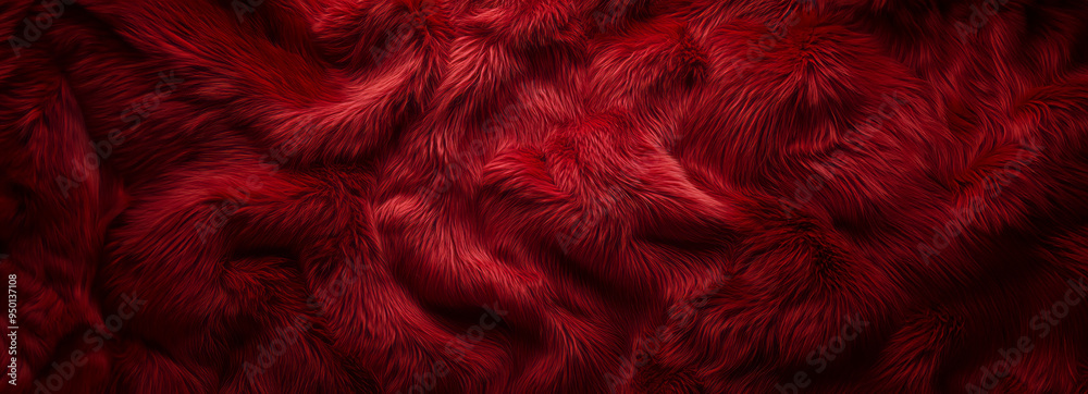 Velvet Noir Luxurious Dark Red Fur Texture in Soft & Shiny Top View Under Low Key Lighting Velvet Noir Luxurious Dark Red Fur Texture in Soft & Shiny Top View Under Low Key Lighting