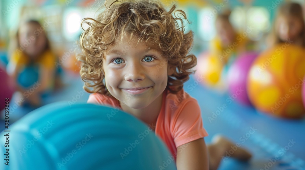 Children in the gym at a physical education lesson . Physical education lessons in primary school. Children in the gym at a physical education lesson . Physical education lessons in primary school.