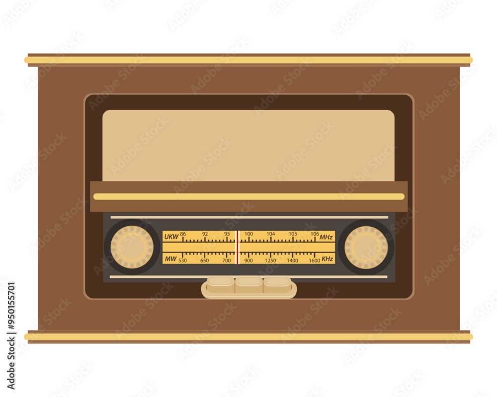 Fototapeta premium retro old vintage icons flat style stock vector illustration isolated on white background