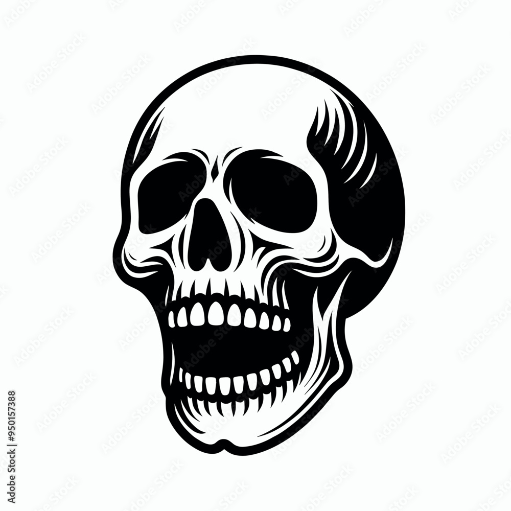 Vector Skull Design tattoo tshirt design Vector Skull Design tattoo tshirt design