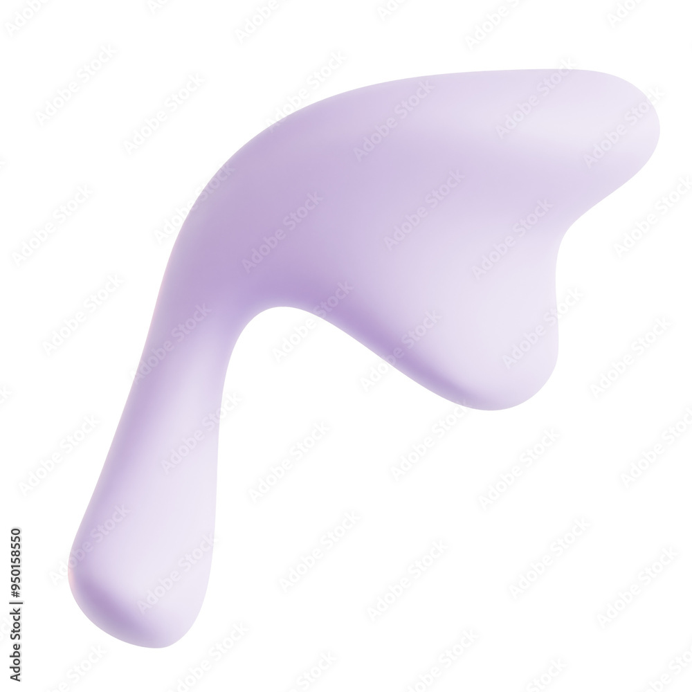 Soft Colorful Curved Fluid Shape Soft Colorful Curved Fluid Shape