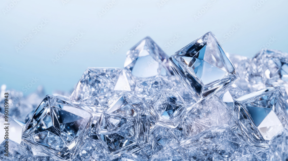 A pile of sparkling diamonds with clear, reflective surface, showcasing their brilliance and clarity. A pile of sparkling diamonds with clear, reflective surface, showcasing their brilliance and clarity.
