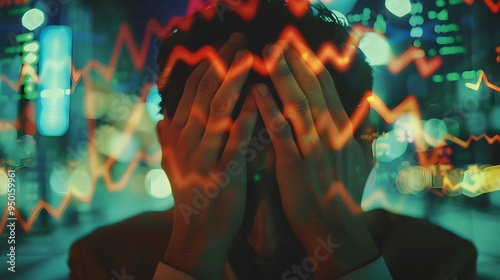 Trader s Hands Covering Fac...