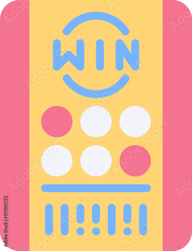 Lottery bet icon