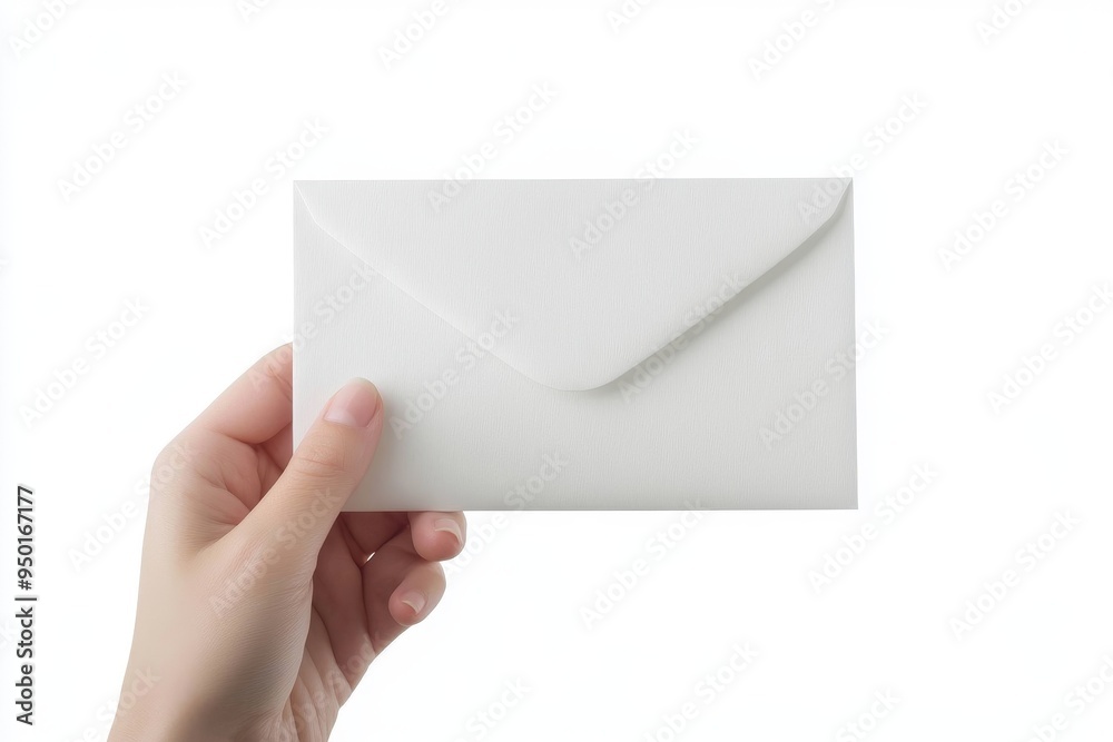 Two blank sheets of paper (tickets, flyers, invitations, coupons, banknotes, etc.) held by a male hand. Two blank sheets of paper (tickets, flyers, invitations, coupons, banknotes, etc.) held by a male hand.