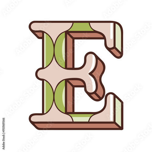 Vector Designs Featuring the Letter E: Minimalist, Geometric, Abstract, and Retro-Inspired Styles
