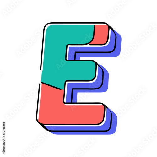 Vector Designs Featuring the Letter E: Minimalist, Geometric, Abstract, and Retro-Inspired Styles