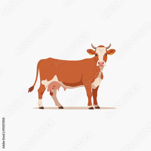 Cow Livestock Animal Farm Mammal