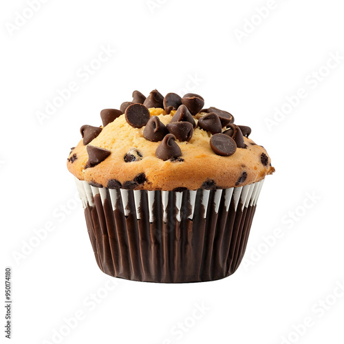 Delicious Chocolate Chip Muffin