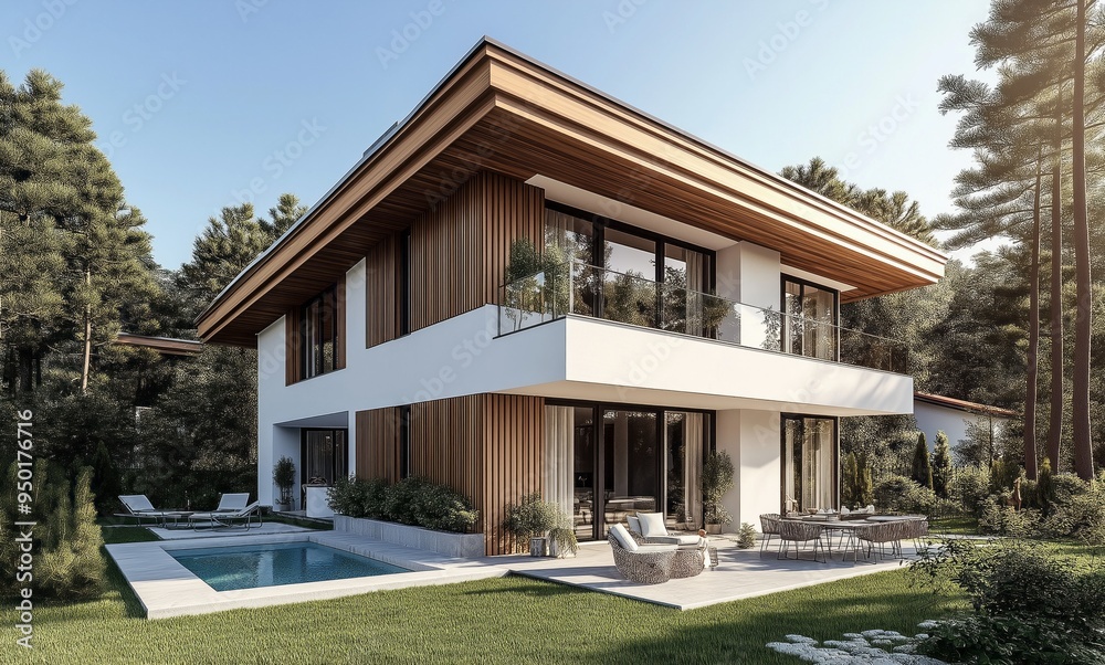 Modern Villa with Pool and Stunning Views Modern Villa with Pool and Stunning Views