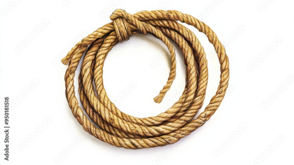 Nautical Rope Circle. Nautical Rope Circle.