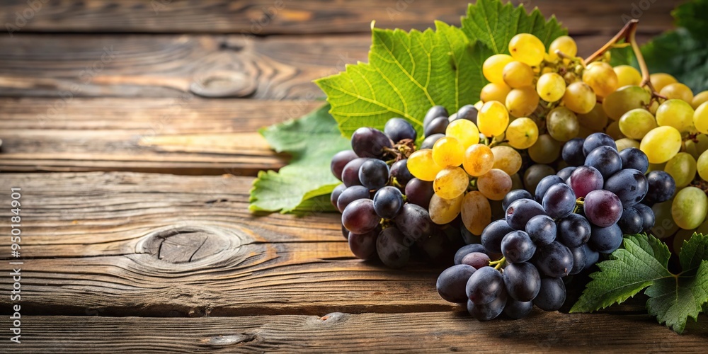 Black and yellow grapes on a wooden table with reflection, antioxidant, vine, food, black,grapes, reflection, juicy, fruit, agriculture, organic, healthy, delicious, harvest, natural Black and yellow grapes on a wooden table with reflection, antioxidant, vine, food, black,grapes, reflection, juicy, fruit, agriculture, organic, healthy, delicious, harvest, natural