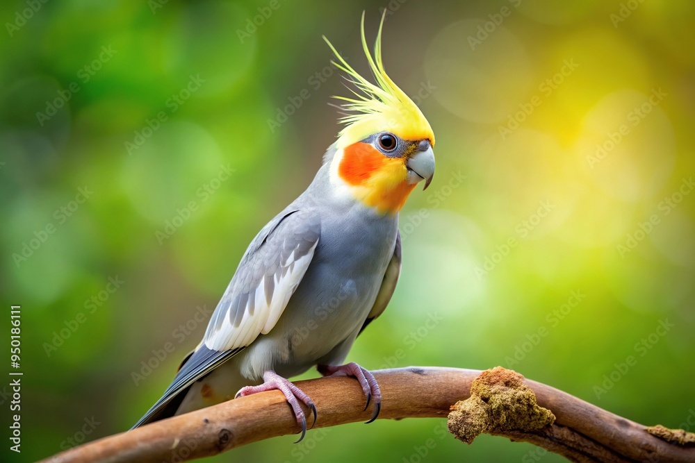 Yellow and grey parrot cockatiel perched on a branch, aviary, medium shot, close-up, beautiful, perching, tropical, wing, yellow, pet, cockatiel, horizontal, animals, nature, vibrant,bird Yellow and grey parrot cockatiel perched on a branch, aviary, medium shot, close-up, beautiful, perching, tropical, wing, yellow, pet, cockatiel, horizontal, animals, nature, vibrant,bird