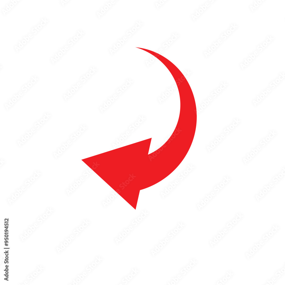 Semi circle arrow. Semicircular rounded curved arrow. Vector illustration. EPs 10/AI Semi circle arrow. Semicircular rounded curved arrow. Vector illustration. EPs 10/AI