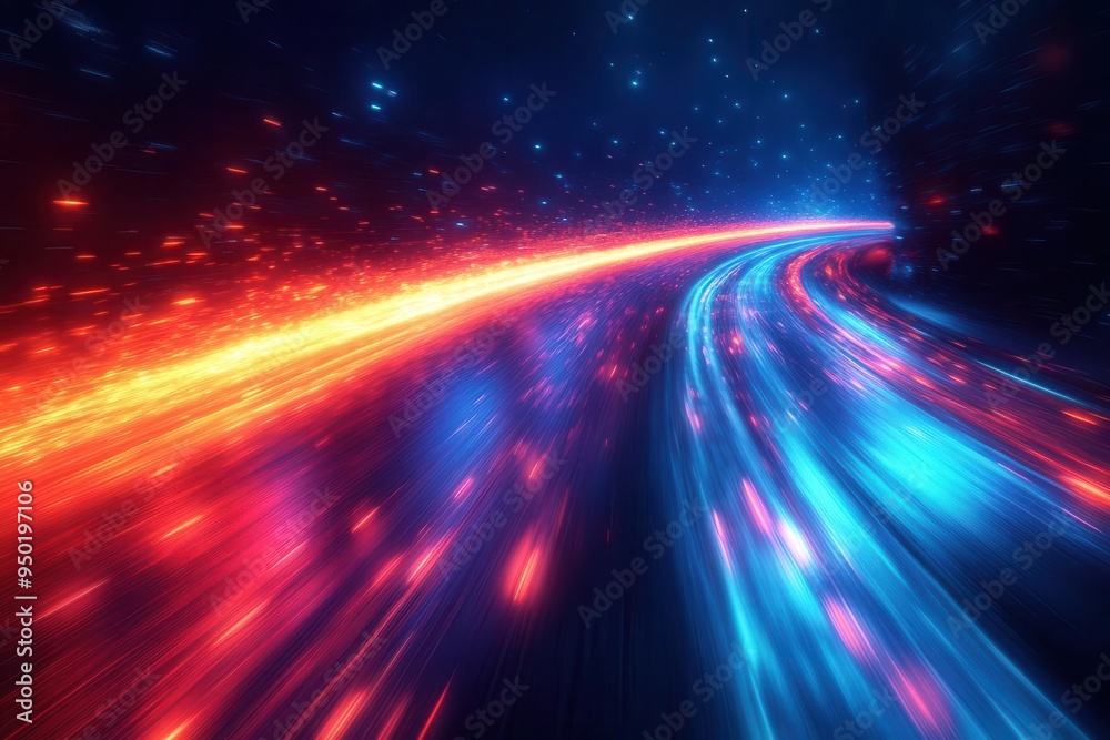 abstract highspeed movement visualized through vibrant streaks of color dynamic blue background emphasizes sense of velocity and energy perfect for conveying motion in sports or technology abstract highspeed movement visualized through vibrant streaks of color dynamic blue background emphasizes sense of velocity and energy perfect for conveying motion in sports or technology