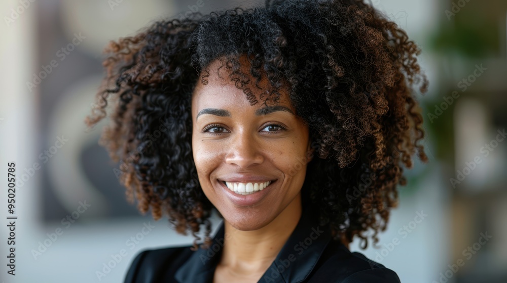 Portrait of a joyful businesswoman in an office, enthusiastic about her career and leadership role, embodying success and a positive attitude towards her work Portrait of a joyful businesswoman in an office, enthusiastic about her career and leadership role, embodying success and a positive attitude towards her work