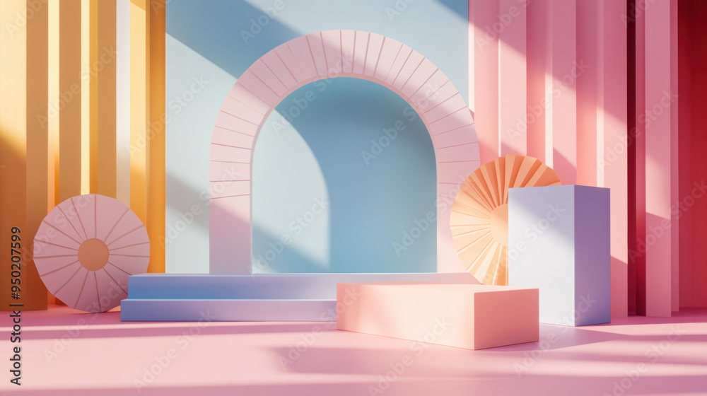Pastel Archway. Pastel Archway.