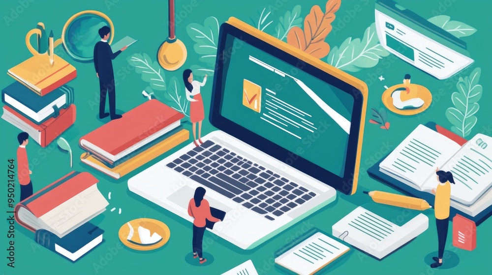 e-learning education concept e-learning education concept