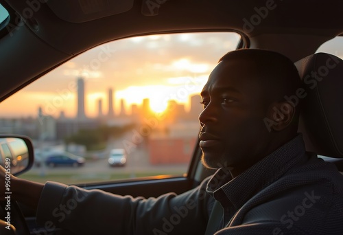 Sunrise Promise Early morning light paints the cityscape in soft