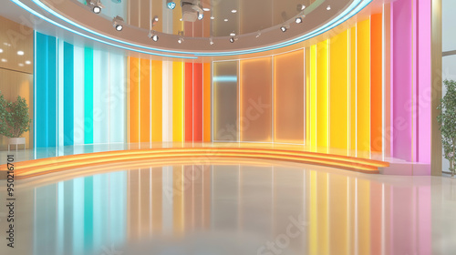 Colorful Studio Set.