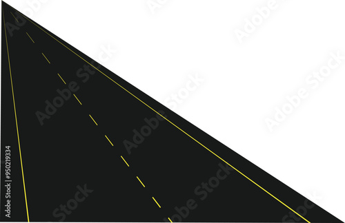 Bending Road Illustration