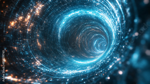 Cosmic Vortex: A Journey Through Spacetime