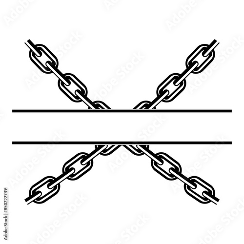 Chain Split Monogram