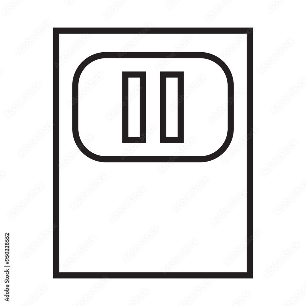 Pause Button Icon Design Pause Button Icon Design