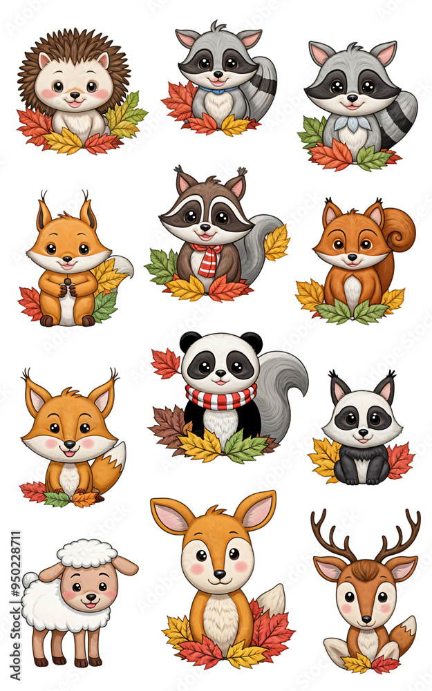 set of funny animals set of funny animals