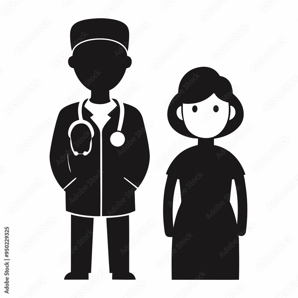Doctor Black silhouette Doctor Black silhouette