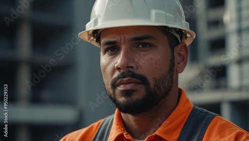 Construction Worker Portrait Portrait of a construction worker.