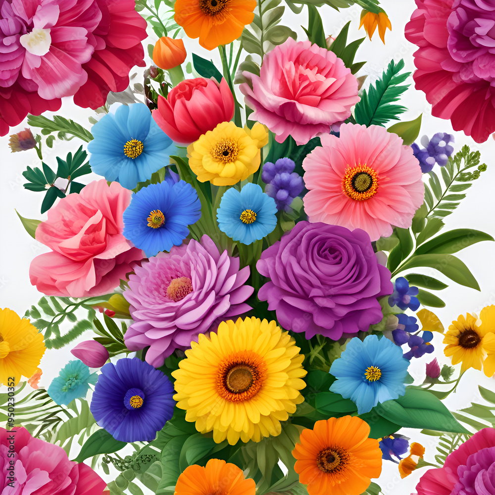 bouquet of colorful flowers bouquet of colorful flowers