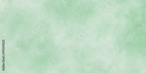 grunge light mint green watercolor background clouds texture backdrop, Abstract blue color clouds background, Vibrant mint green grunge texture with puffy and blurry natural clear clouds.