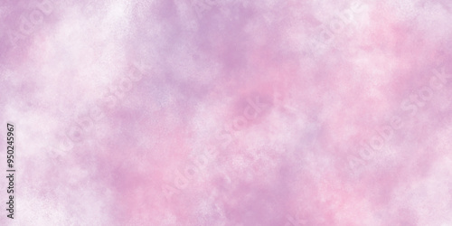 vintage pink or purple abstract background with soft clouds, Soft Pink grunge watercolor texture on pink or purple canvas, Stain artistic hand painted texture of pink, pastel hand painted watercolor.