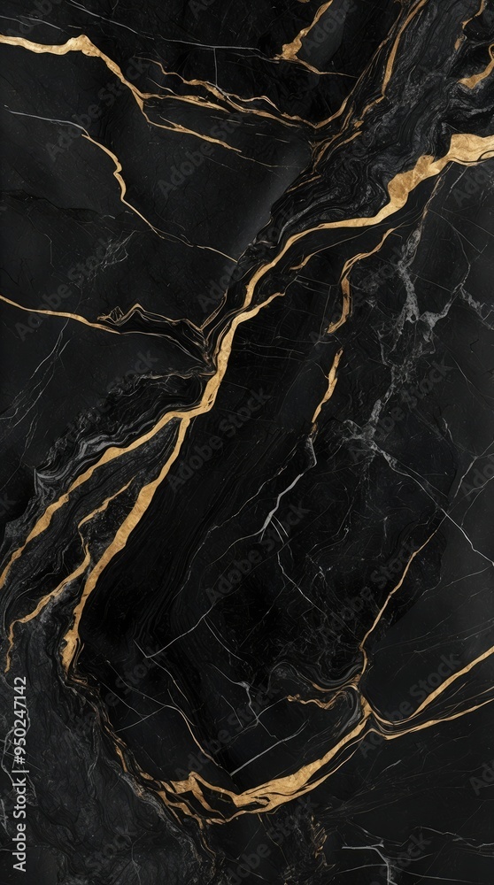 Black Marble Stone Texture with Gold and White Veins, Marble texture background, vertical, phone smartphone wallpaper Black Marble Stone Texture with Gold and White Veins, Marble texture background, vertical, phone smartphone wallpaper